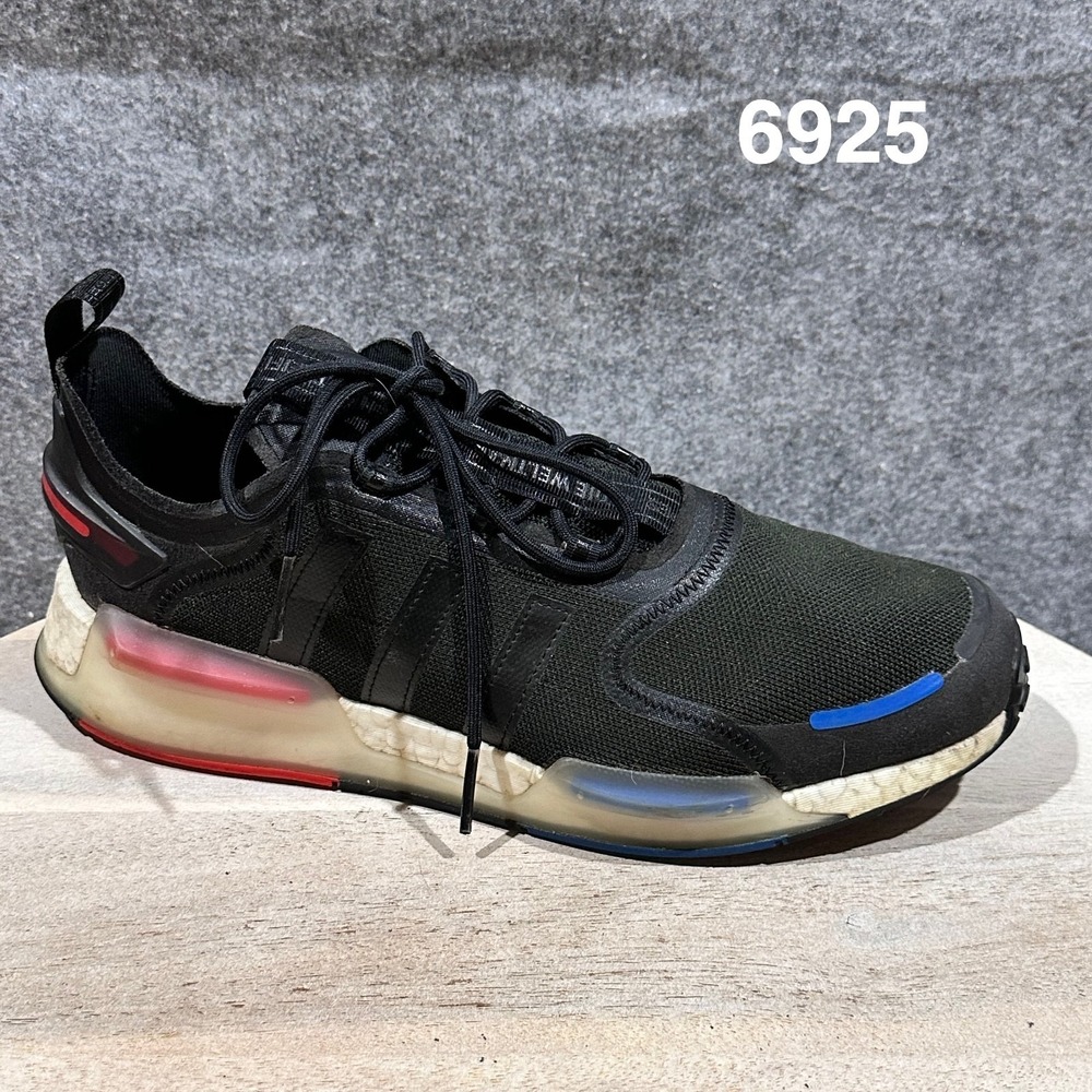 Adidas NMD V3 Boost GX3378 Mens 13 Black Red Blue Sneakers